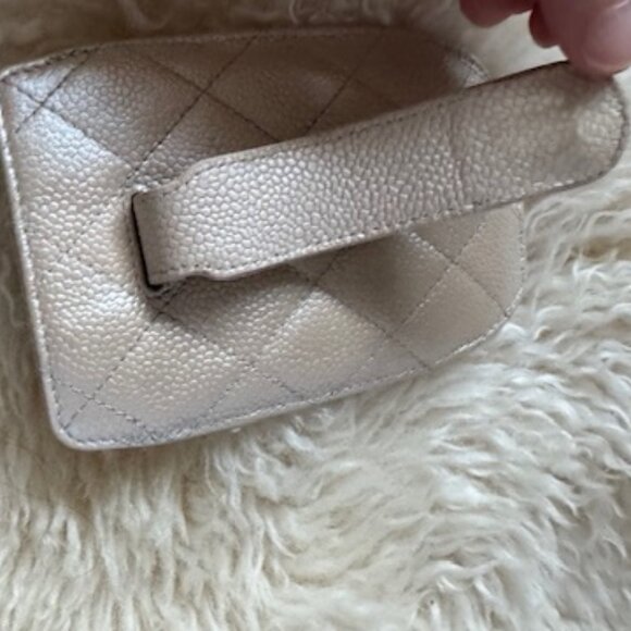 Auth.Chanel Metallic Caviar Accessories /Leather technology Case - Preowned - Picture 15 of 16